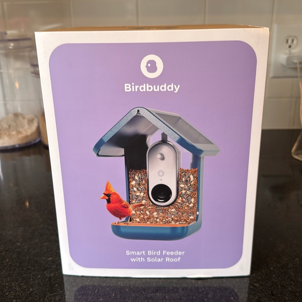 Birdbuddy Smart Bird Feeder with Camera and Solar Roof